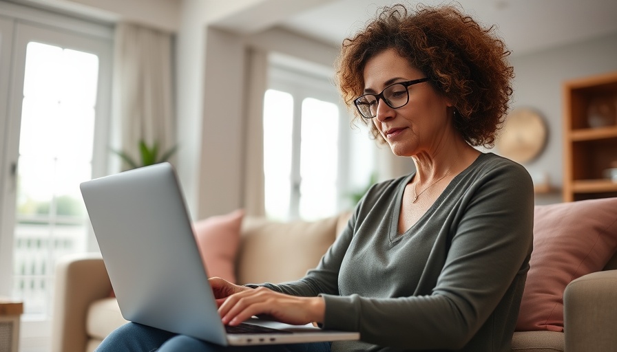 Confident woman resolving credit card debt solutions in cozy living room.