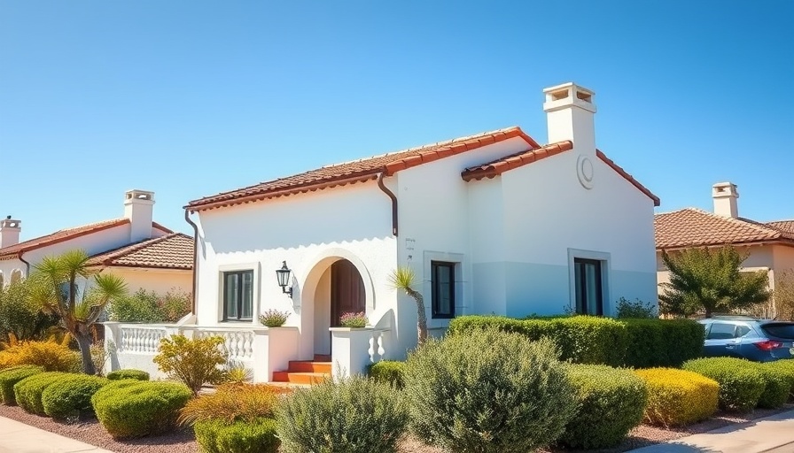 Mediterranean-style house highlighting the importance of home inspections.