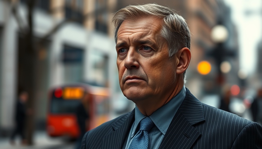 Man in suit contemplative amid Celsius Network collapse context.