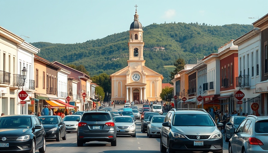 Bustling Marin County street scene, highlighting population growth.