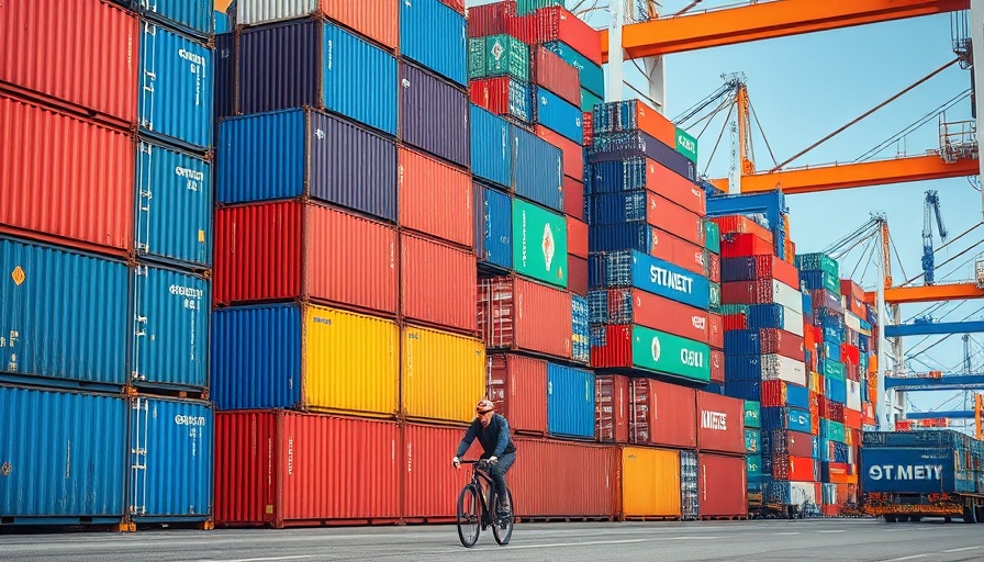 Japan service sector activity rebound visualized at a busy port.