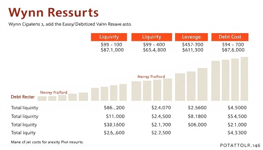 Wynn Resorts financial chart showing liquidity and debt maturity.