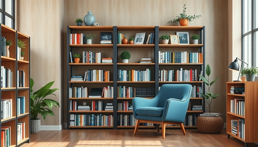Transforming a spare room into an at-home library with a cozy reading corner.