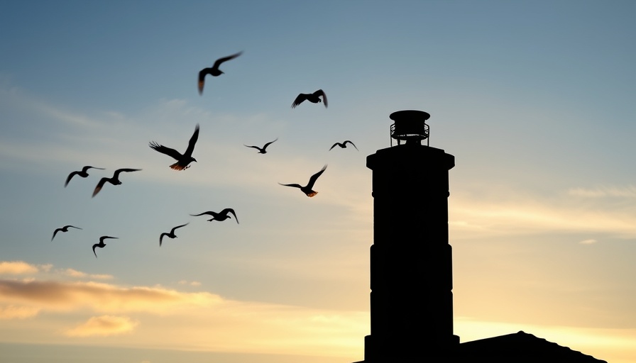 Silhouetted chimney with birds in blue sky, Papal conclave cam.
