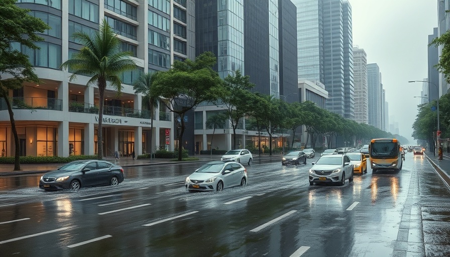 Urban flooding highlights climate adaptation market challenges.