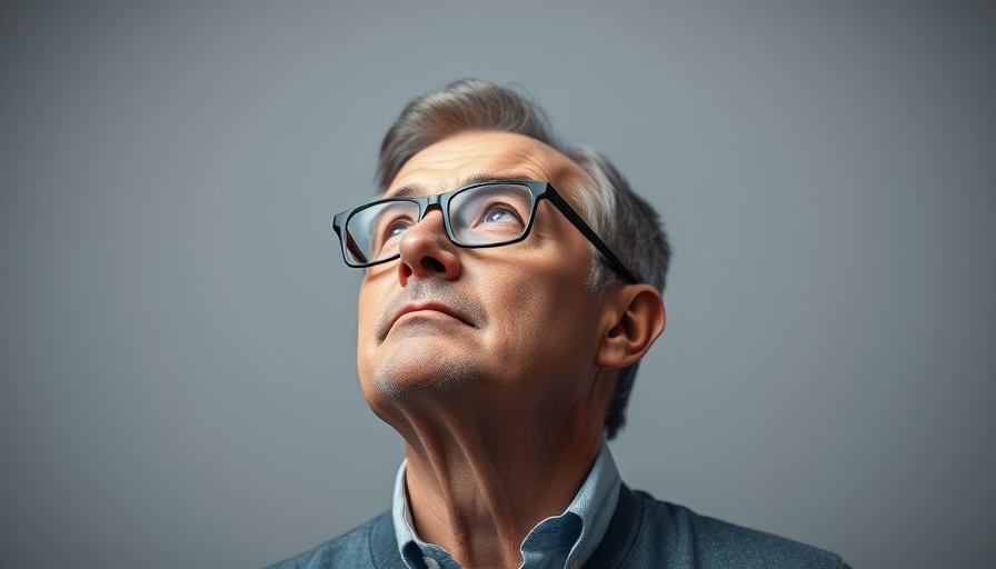 Focused middle-aged man pondering Toyota profit forecast drop
