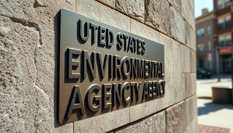 Close-up of EPA sign; discusses Energy Star program elimination.