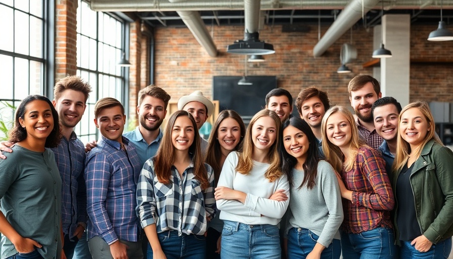 Diverse group in startup office for business startup funding.