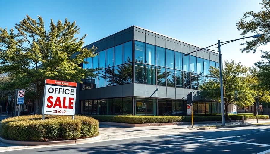 Modern office building for sale in urban area, Corte Madera housing appeal.
