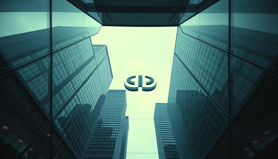 Innovative corporate architecture featuring skylight view.