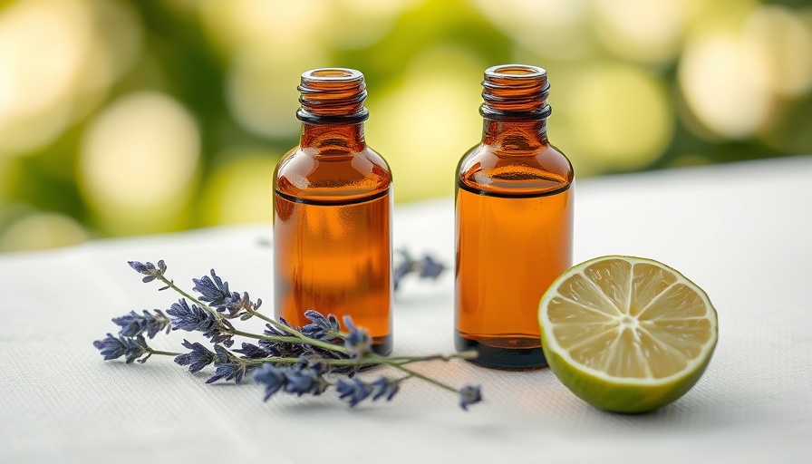 DIY Lavender Liquid Soap ingredients with lavender and lime.