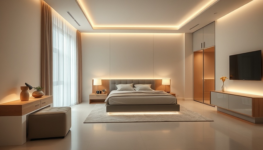 Modern minimalist bedroom designs 2025 showcasing sleek decor.