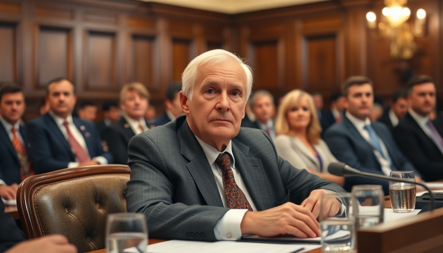 Patriotic duty to stay healthy: thoughtful man in formal setting.