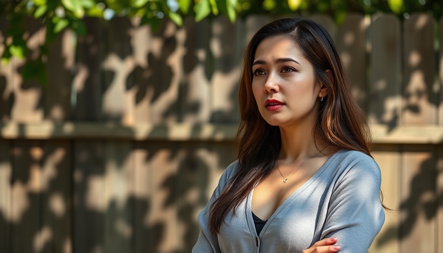Thoughtful woman in dappled sunlight, Berkeley poetry mood.