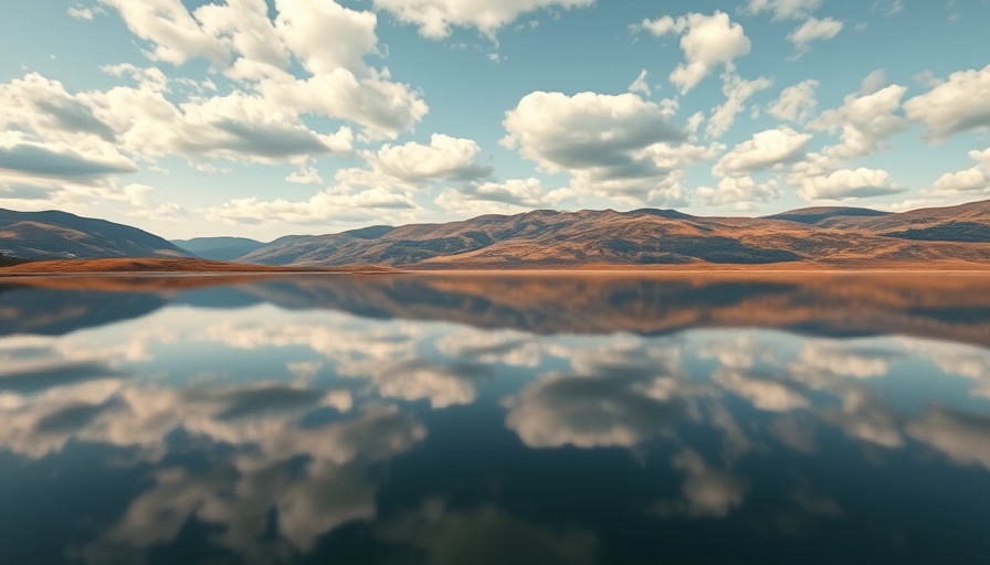 Nicasio Reservoir project reflection landscape.