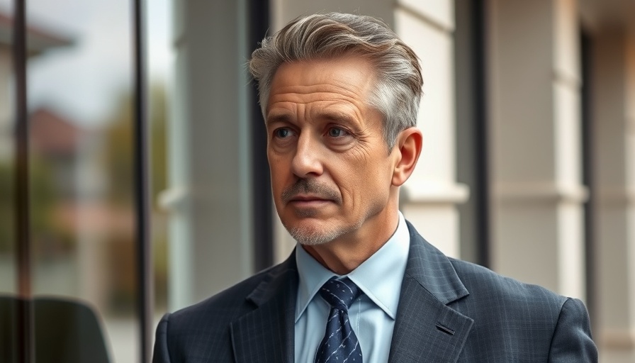 Middle-aged man in suit, contemplative look, direct talks with Ukraine