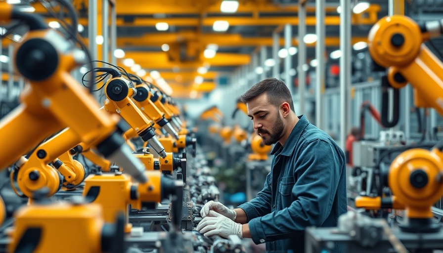 Engineers assembling robots highlighting supply chain disruptions.