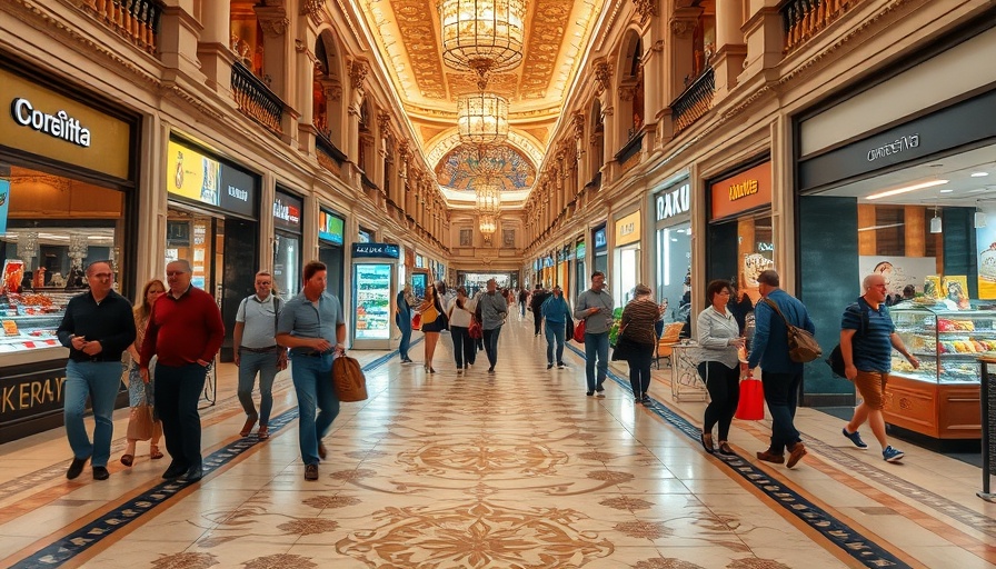 Australia consumer sentiment recovery, busy shopping mall.