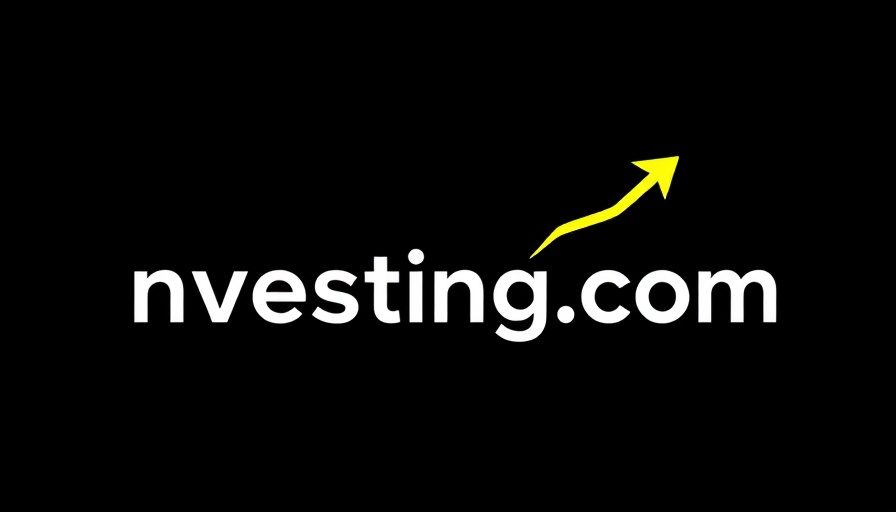 Minimalistic Investing.com logo with upward graph line