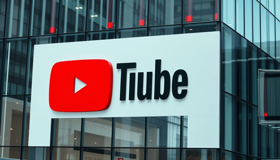 YouTube logo on modern building, YouTube NFL streaming deal