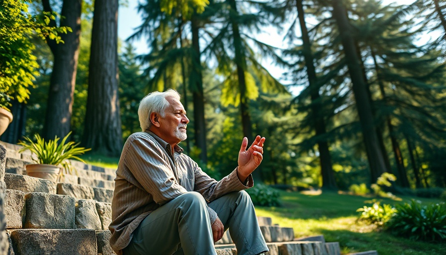 Older man discussing ideas during author talks and book events.