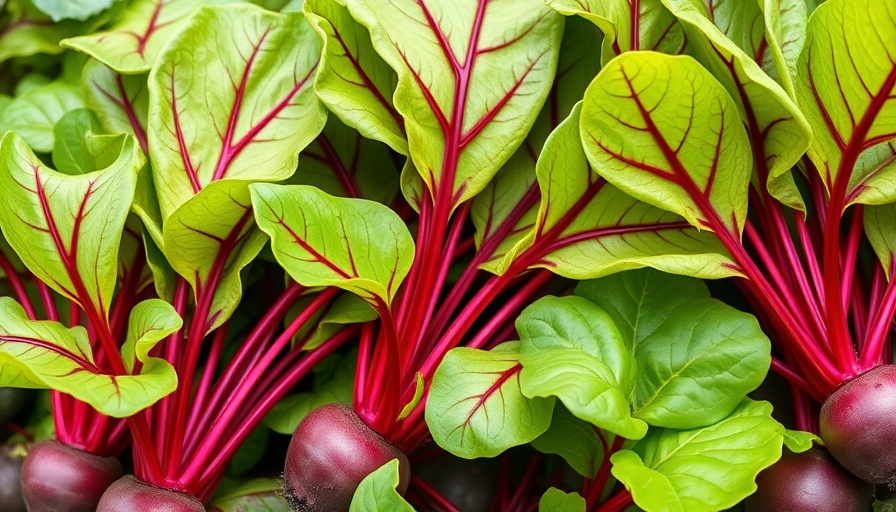 Healthy beet plants thriving, guide on how to identify and control beet mosaic virus.