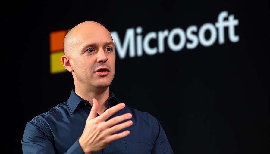 Microsoft executive discussing AI impact amid layoffs.