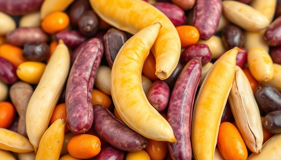 Colorful beans showcasing best lima and butter bean cultivars.