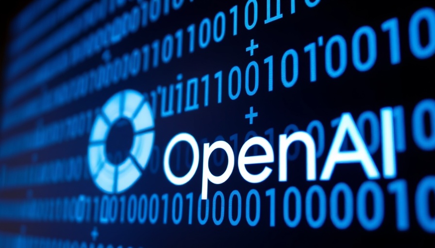 AI coding agent Codex represented by binary code with OpenAI logo.