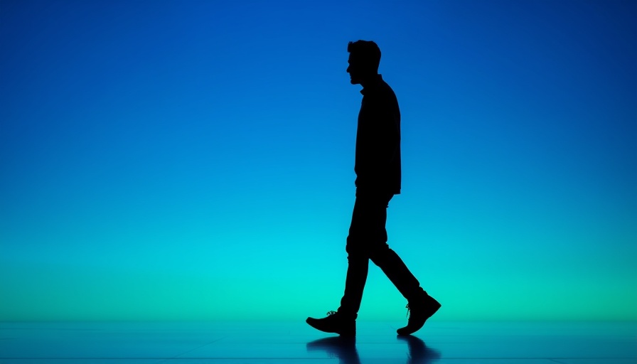 Silhouette of man at OpenAI Data Center in Abu Dhabi.