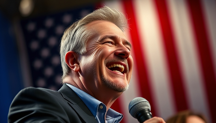 Silicon Valley influence in Washington illustrated by confident speaker.