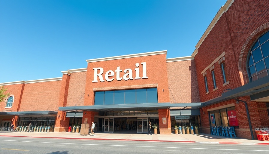 Retail store exterior under blue sky, highlighting pricing trends