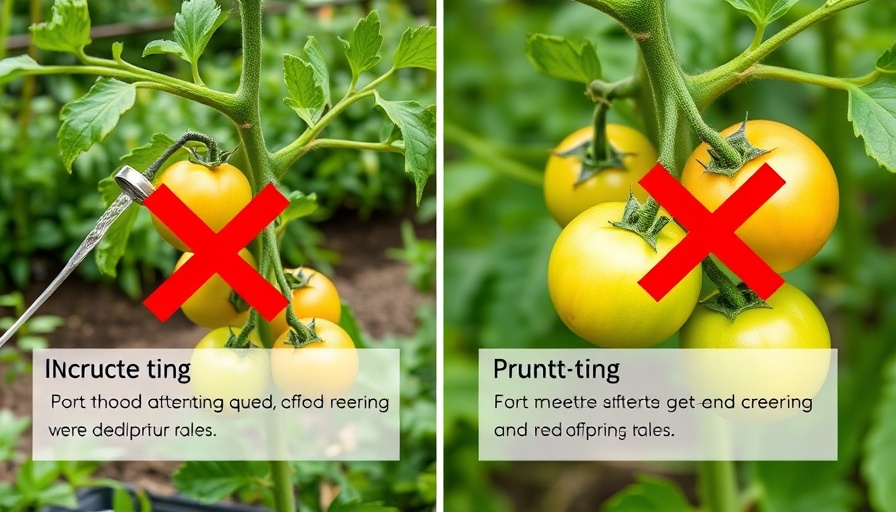Common tomato growing mistakes: incorrect watering and pruning.