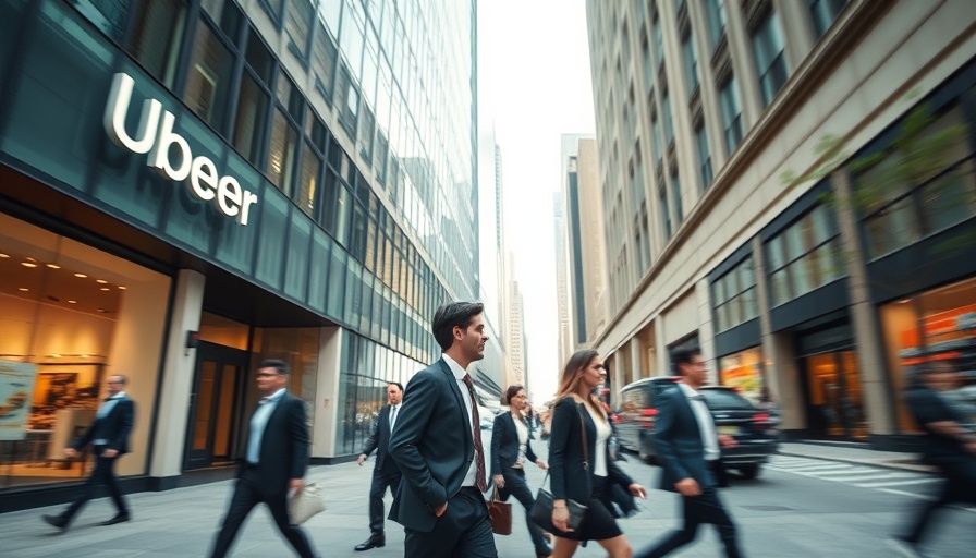 Uber B2B logistics India urban scene with dynamic motion