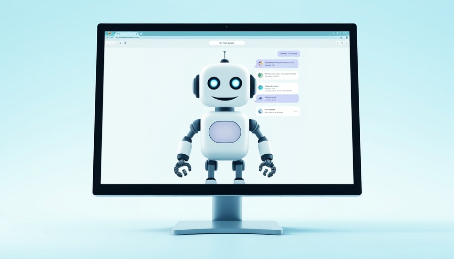 Microsoft NLWeb chatbots concept in digital illustration.