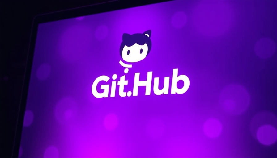 GitHub logo with purple backlighting, MCP protocol AI connectivity