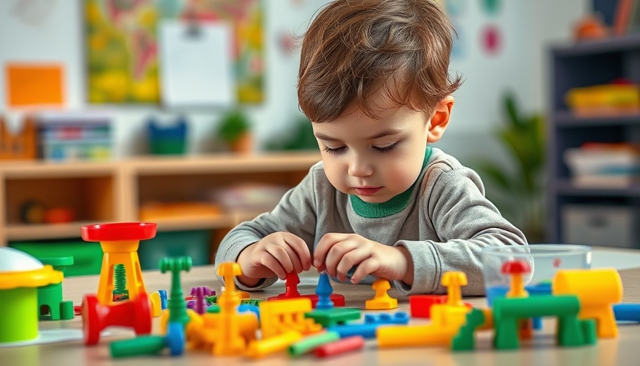 Child playing with educational toys, emphasizing creativity in affordable cities for renters with children.