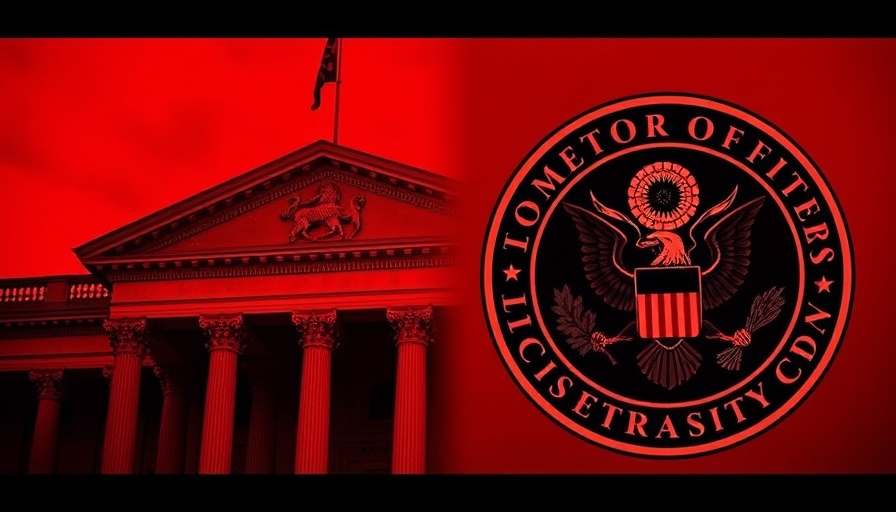 US Treasury facade with seal symbolizing Moody's downgrade influence