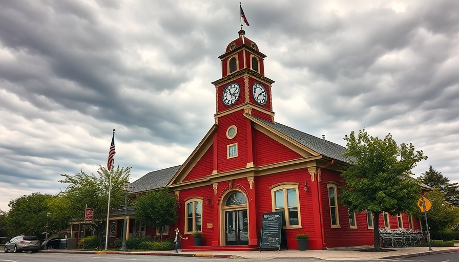 Historic red building in Novato symbolizes budget insight.