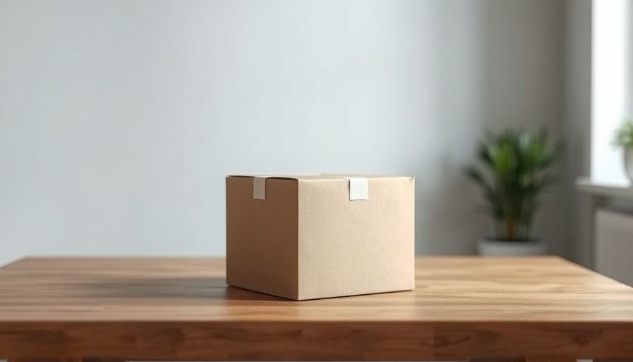 Open cardboard box with tape on a table representing a move-in checklist for tenants and landlords.