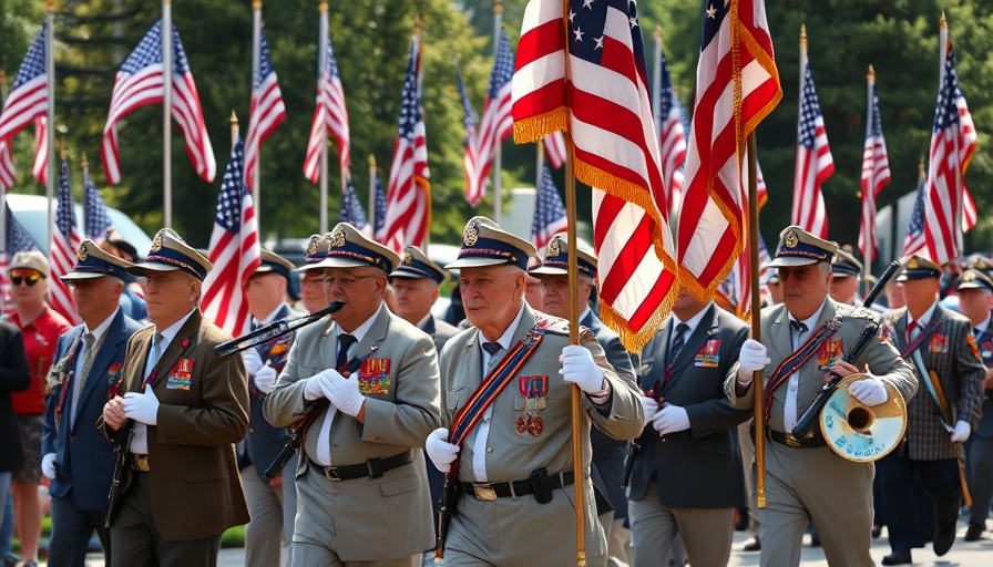 Veterans march in Memorial Day event in Marin County.