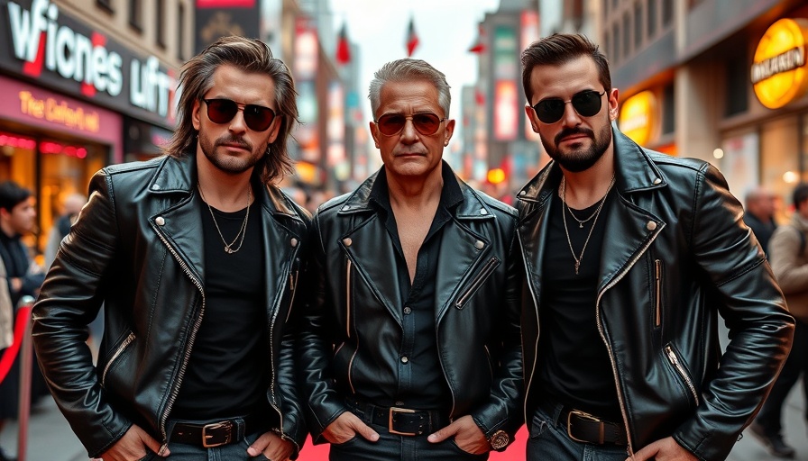 Stylish trio posing at Bay Area Memorial Day weekend event