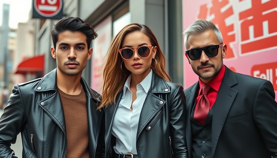 Stylish trio posing at a Memorial Day weekend event in Bay Area.