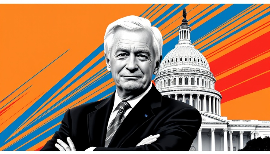 Trump tax bill implications graphic with Capitol backdrop.