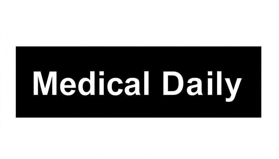 Medical Daily logo on black background.