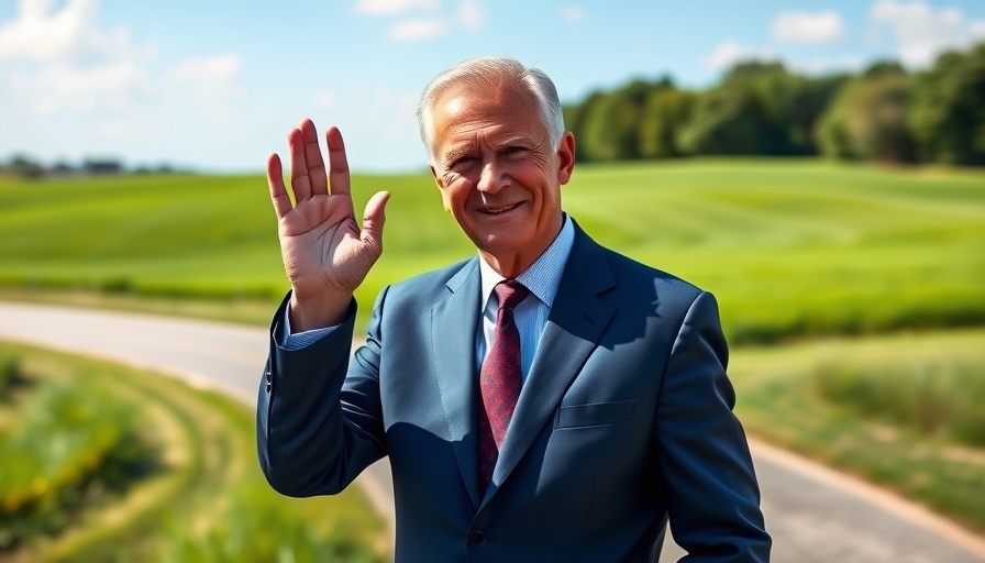 Trump's executive order blocked image of man waving outdoors.