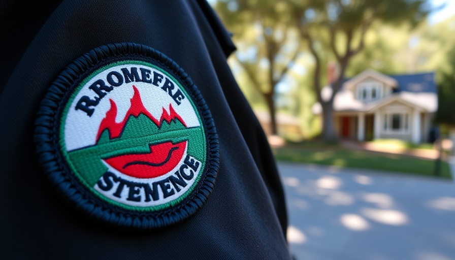 Marin Wildfire Prevention Authority patch showing wildfire defense strategy.