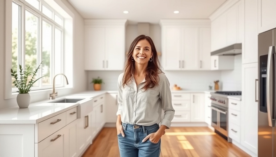 Modern kitchen facelift with bright white cabinets and decor.