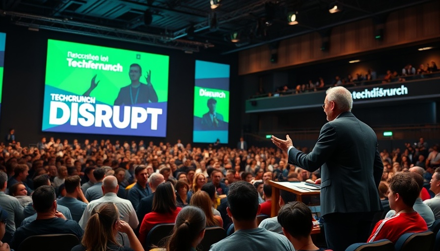 TechCrunch Disrupt 2025 panel discussion with engaged audience.
