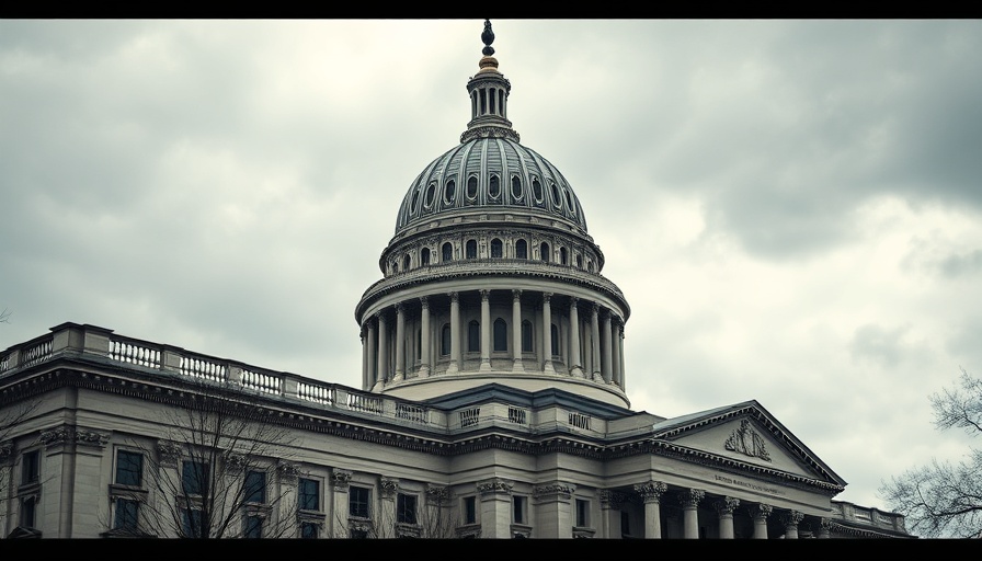 The U.S. Capitol dome symbolizing investment reliability under a cloudy sky.